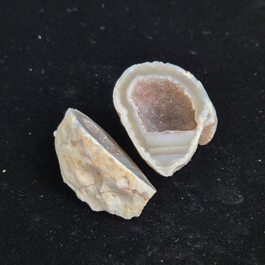 Druzy agate set big 11