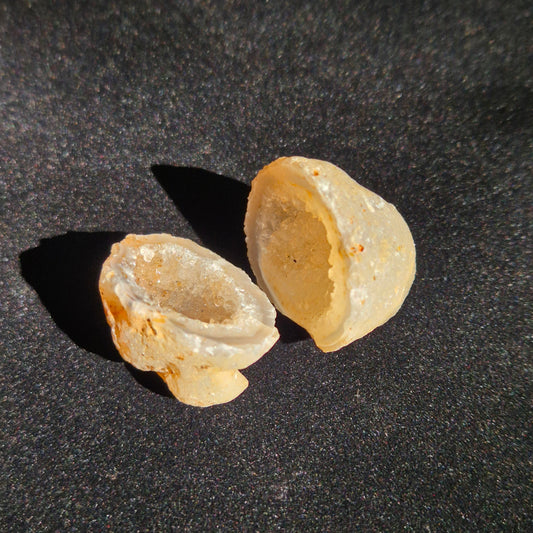 Druzy agate set small 1