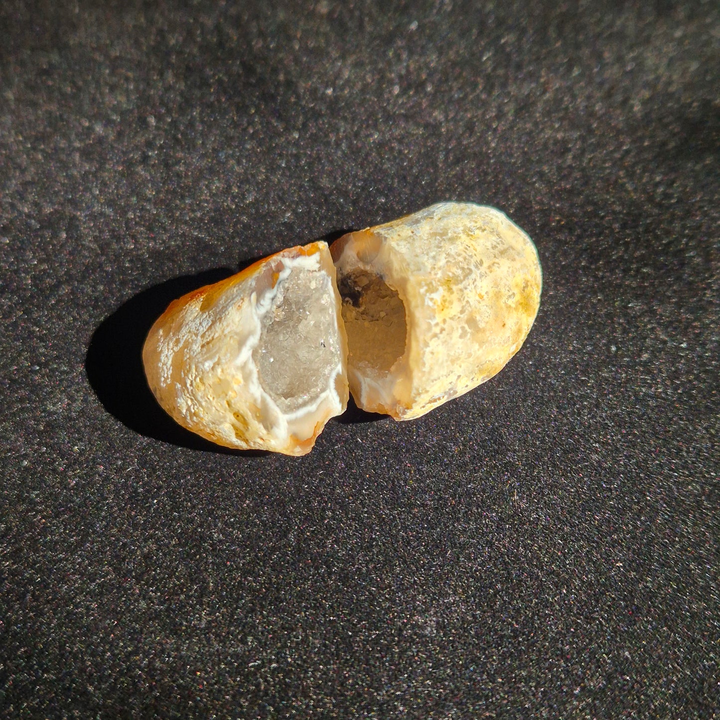 Druzy agate set small 2