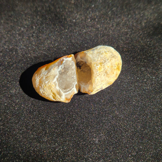 Druzy agate set small 2