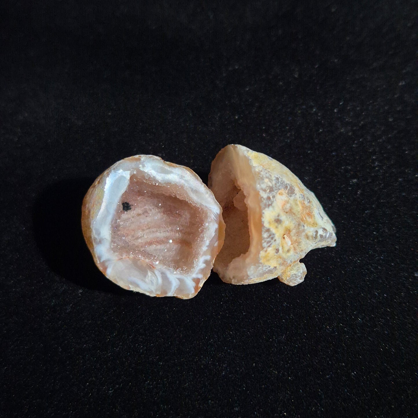 Druzy agate set small 5