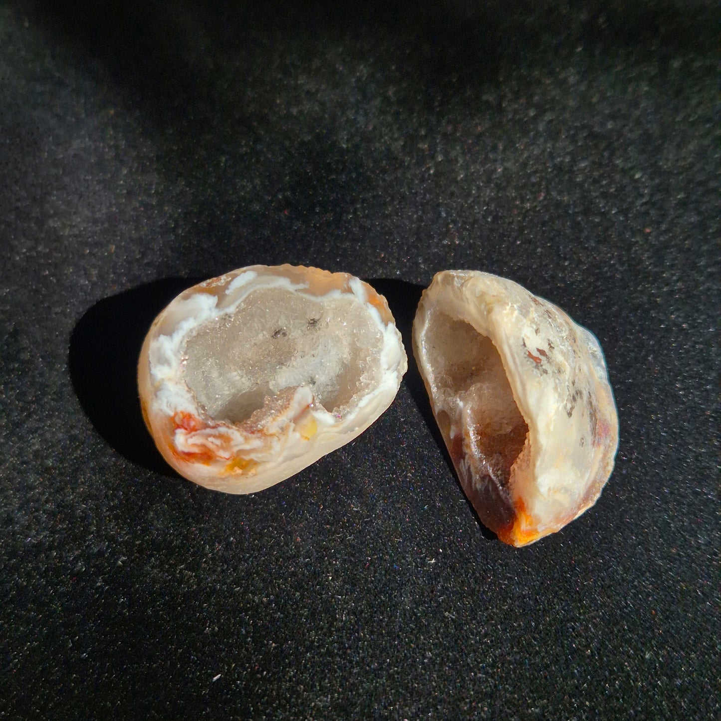 Druzy agate set small 6