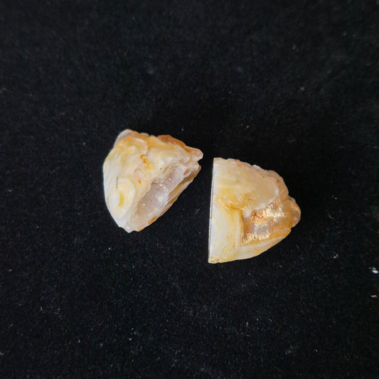 Druzy agate set small 11