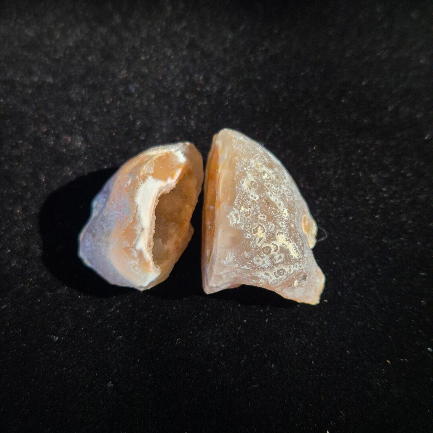Druzy agate set small 12