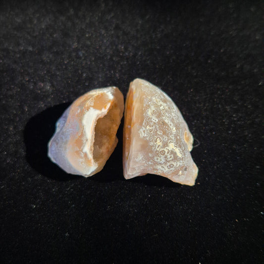 Druzy agate set small 12