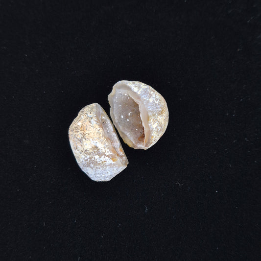 Druzy agate set small 13