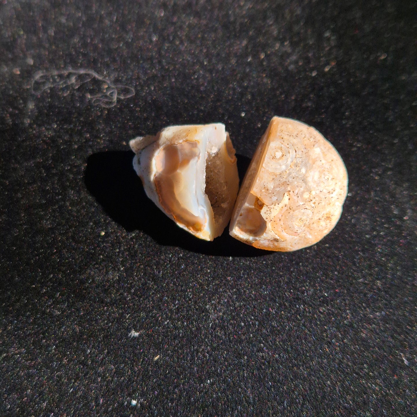 Druzy agate set small 14