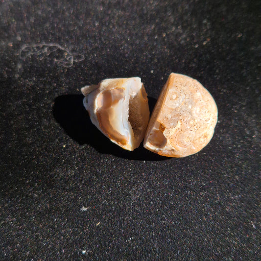 Druzy agate set small 14