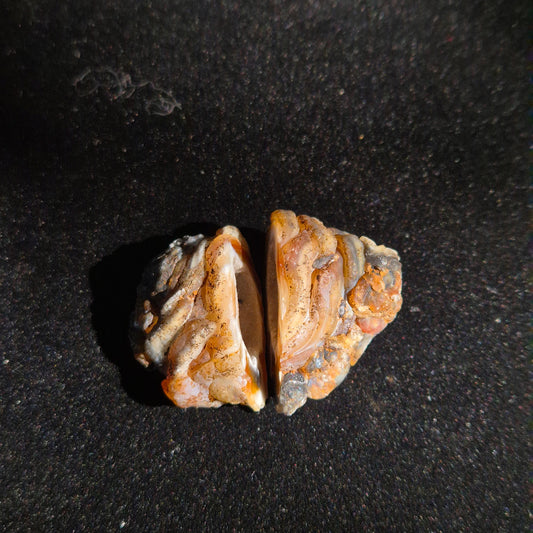 Druzy agate set small 15