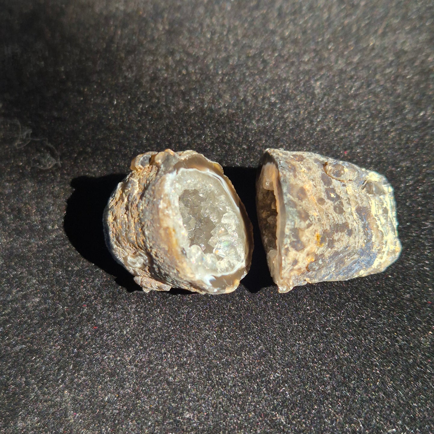 Druzy agate set small 16