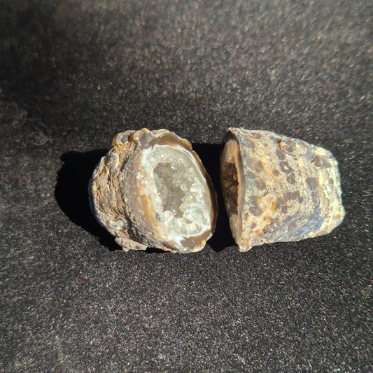 Druzy agate set small 16