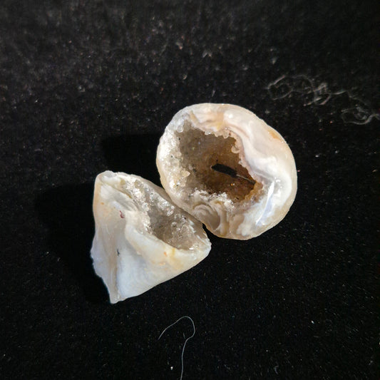 Druzy agate set small 17