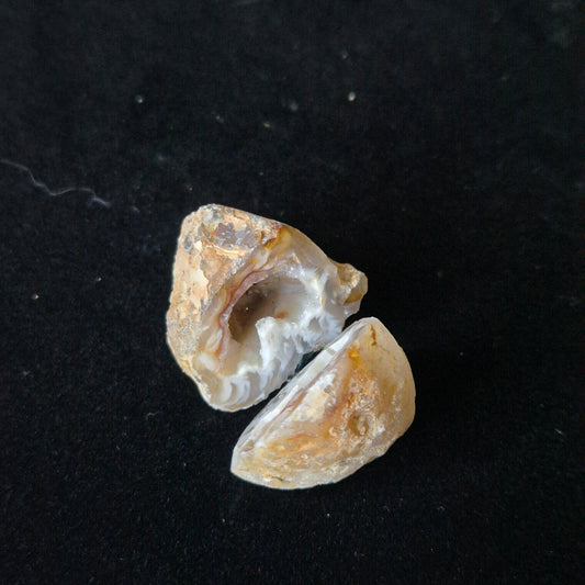 Druzy agate set small 19