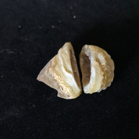 Druzy agate set small 22