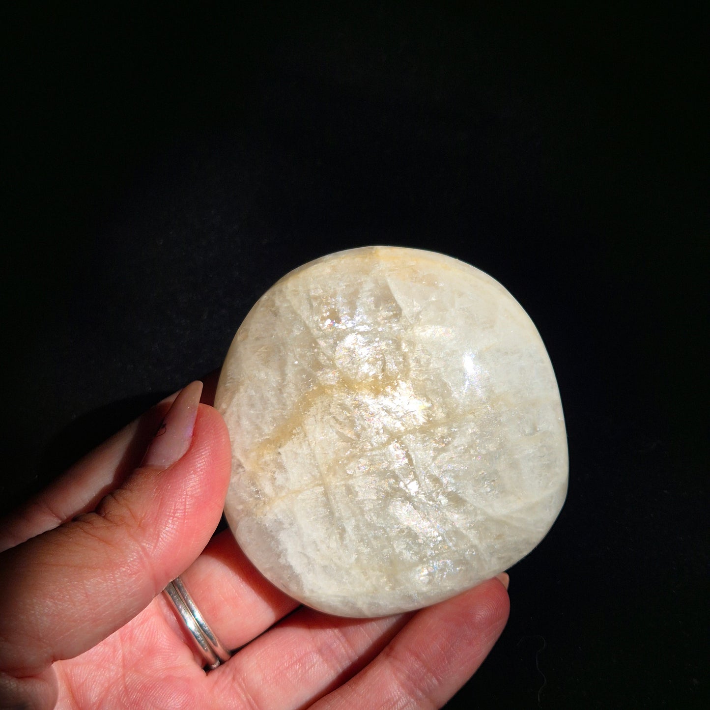 Russian Natrolite palm 9 (Rare!)