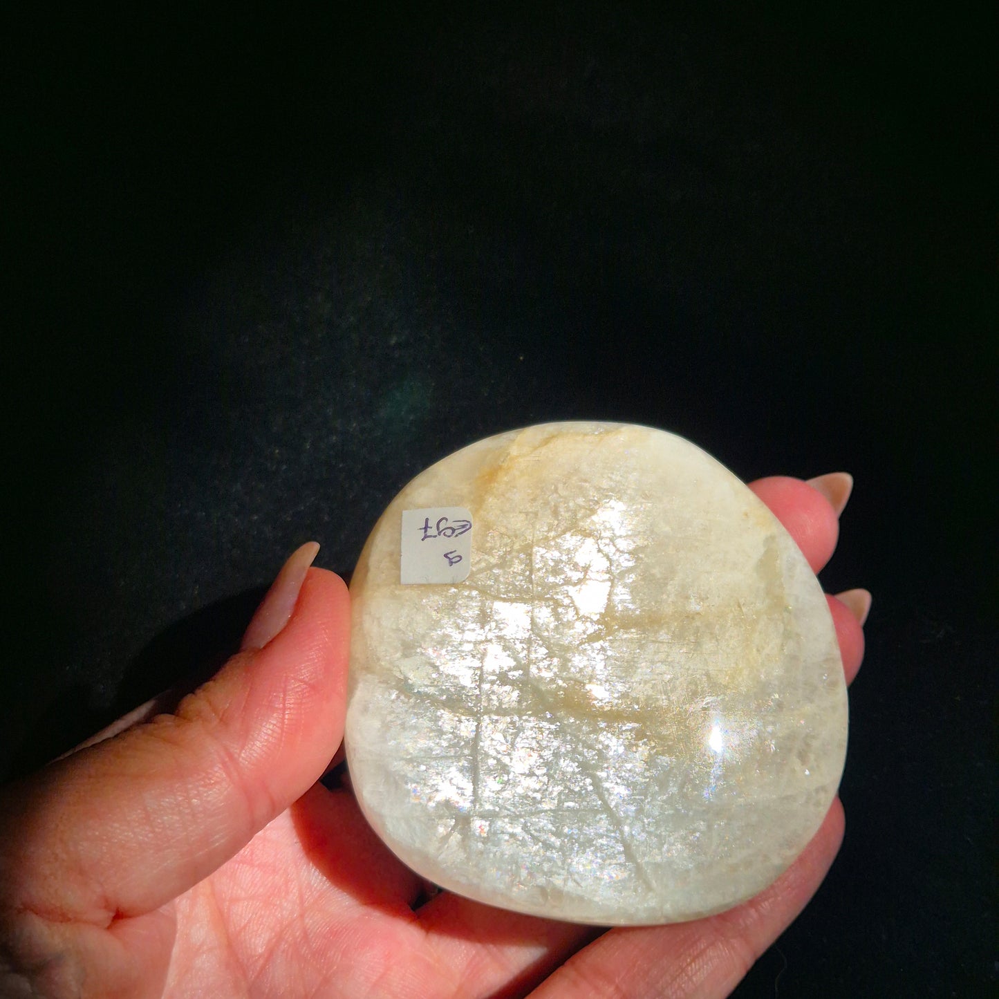 Russian Natrolite palm 9 (Rare!)
