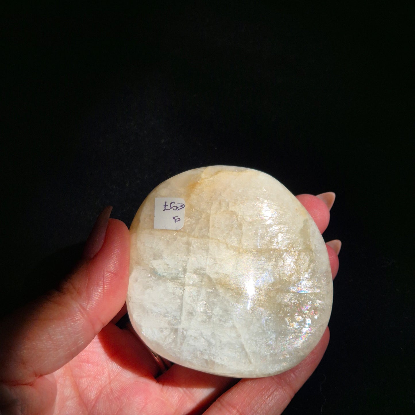 Russian Natrolite palm 9 (Rare!)