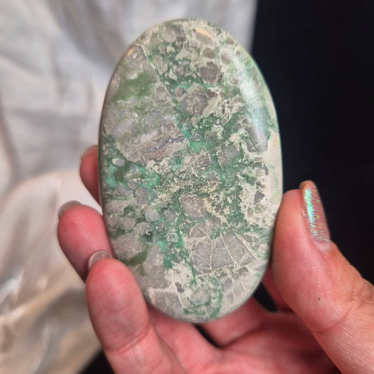 Variscite palmstone 10 (rare)