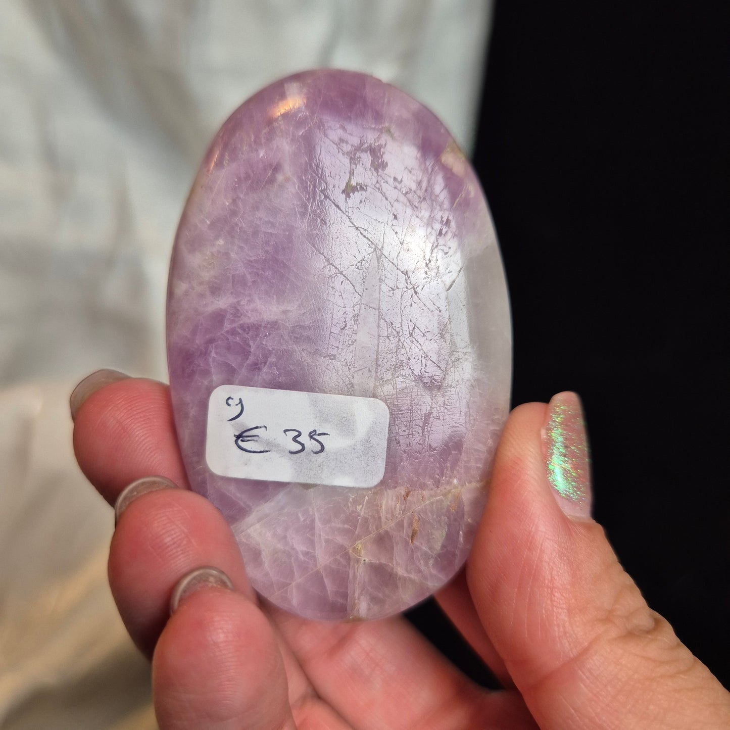Kunzite palmstone 9