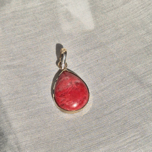 Norwegian Thullite necklace 1 (Normay)