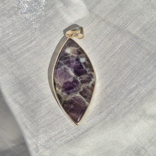Spurrite necklace 2 (Mexico)