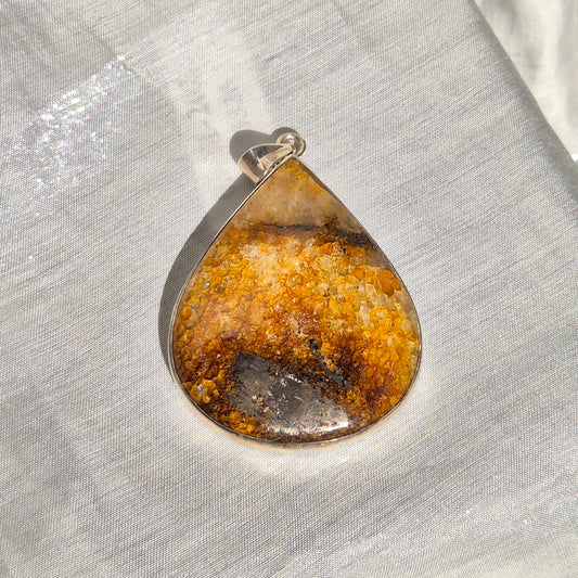 Golden healer / pyrite mix necklace 1 (India)