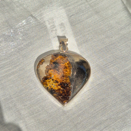 Golden healer / pyrite mix necklace 4 (India)