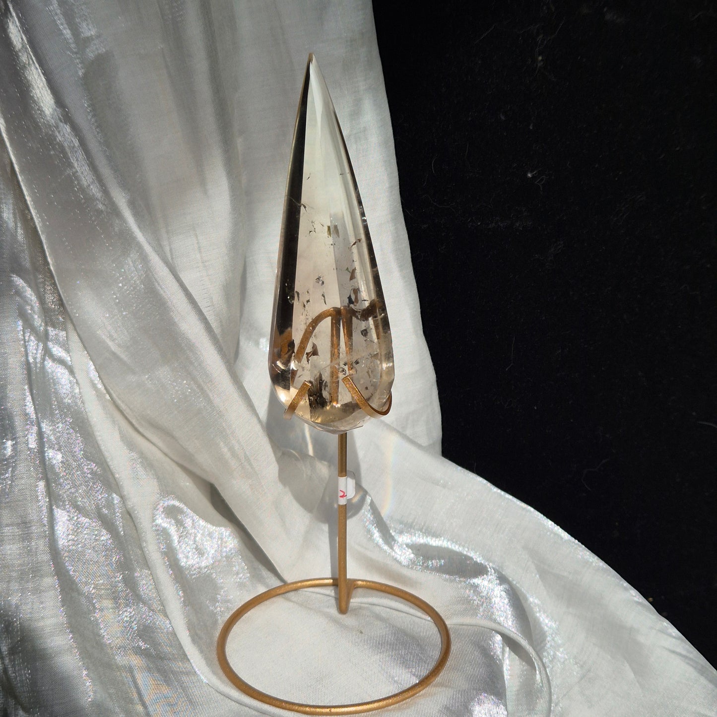 Smokey quarts "stabby" on stand 6