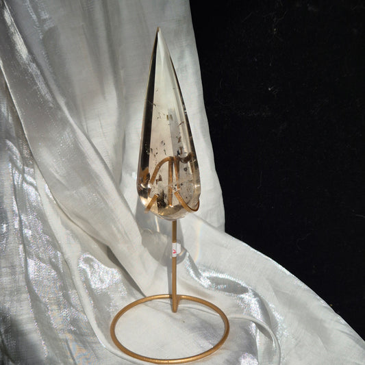 Smokey quarts "stabby" on stand 6