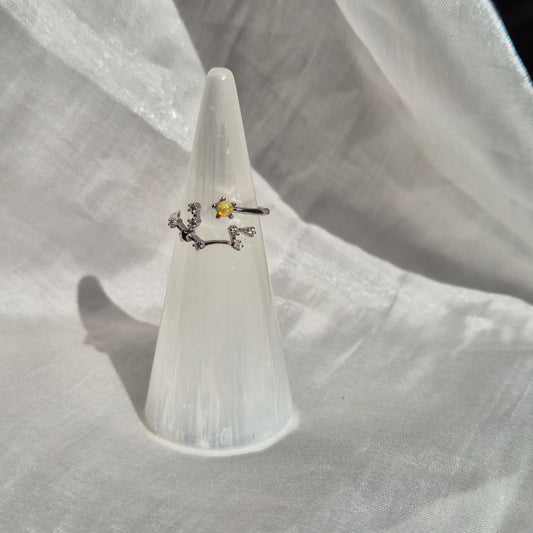 Opal ring Gemini