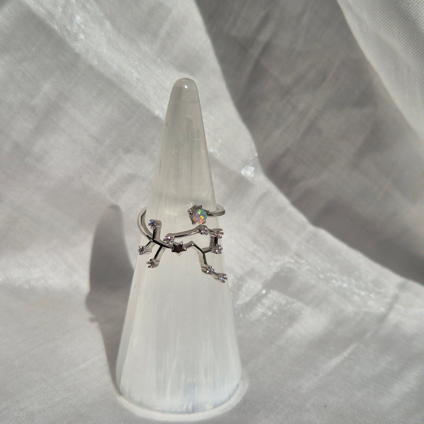 Opal ring Aquarius