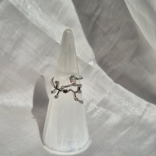 Opal ring Aquarius