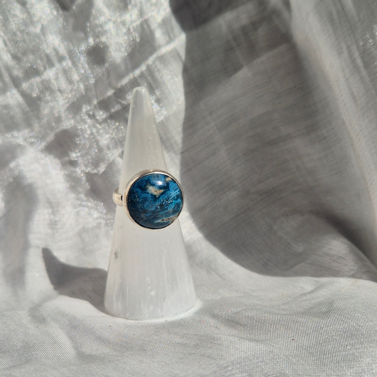 Shattuckite ring 2 (extra high quality