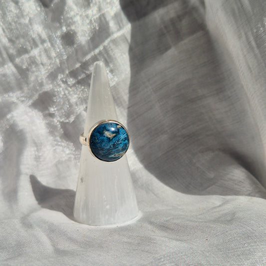 Shattuckite ring 2 (extra high quality