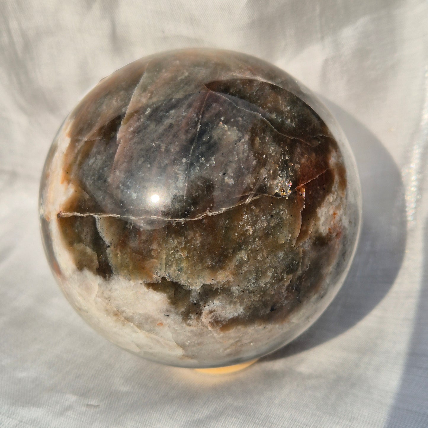 Polarity moonstone sphere