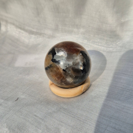 Midnight moonstone sphere 10