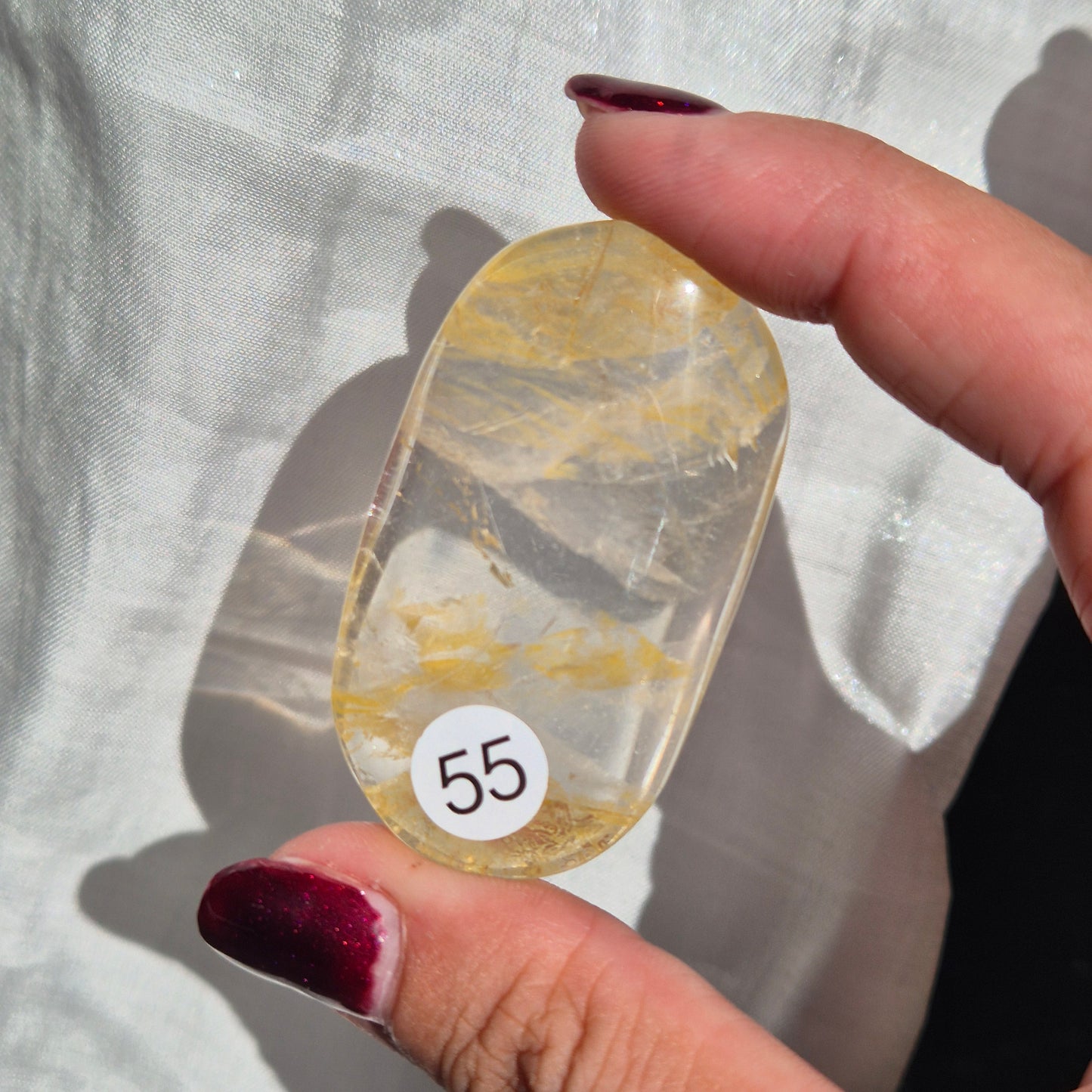 Golden healer palmstone 55