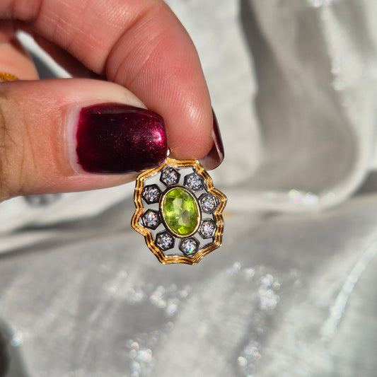 Diopside necklace