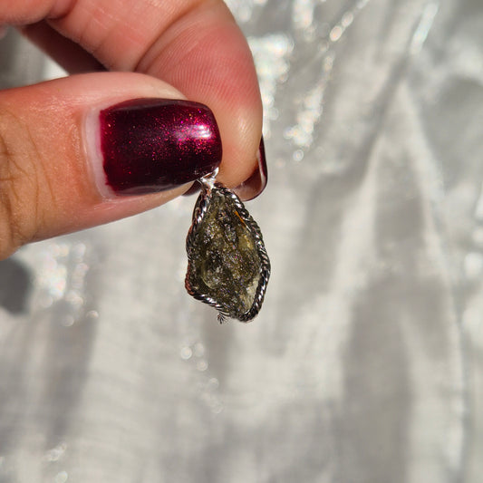 Moldavite necklace big 1