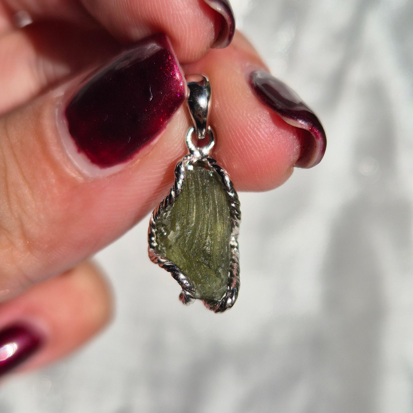 Moldavite necklace big 2