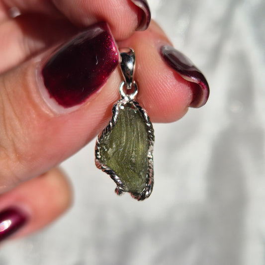 Moldavite necklace big 2