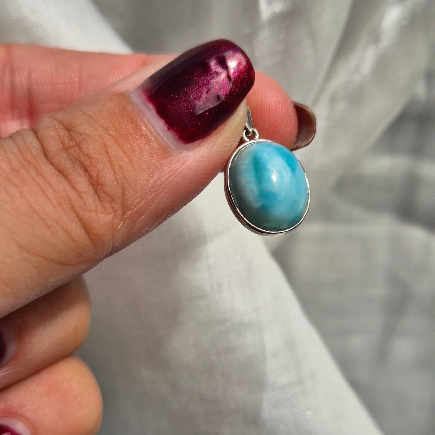 Larimar necklace 1