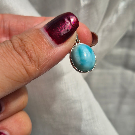 Larimar necklace 1