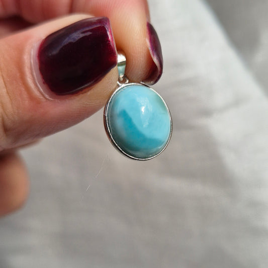 Larimar necklace 2