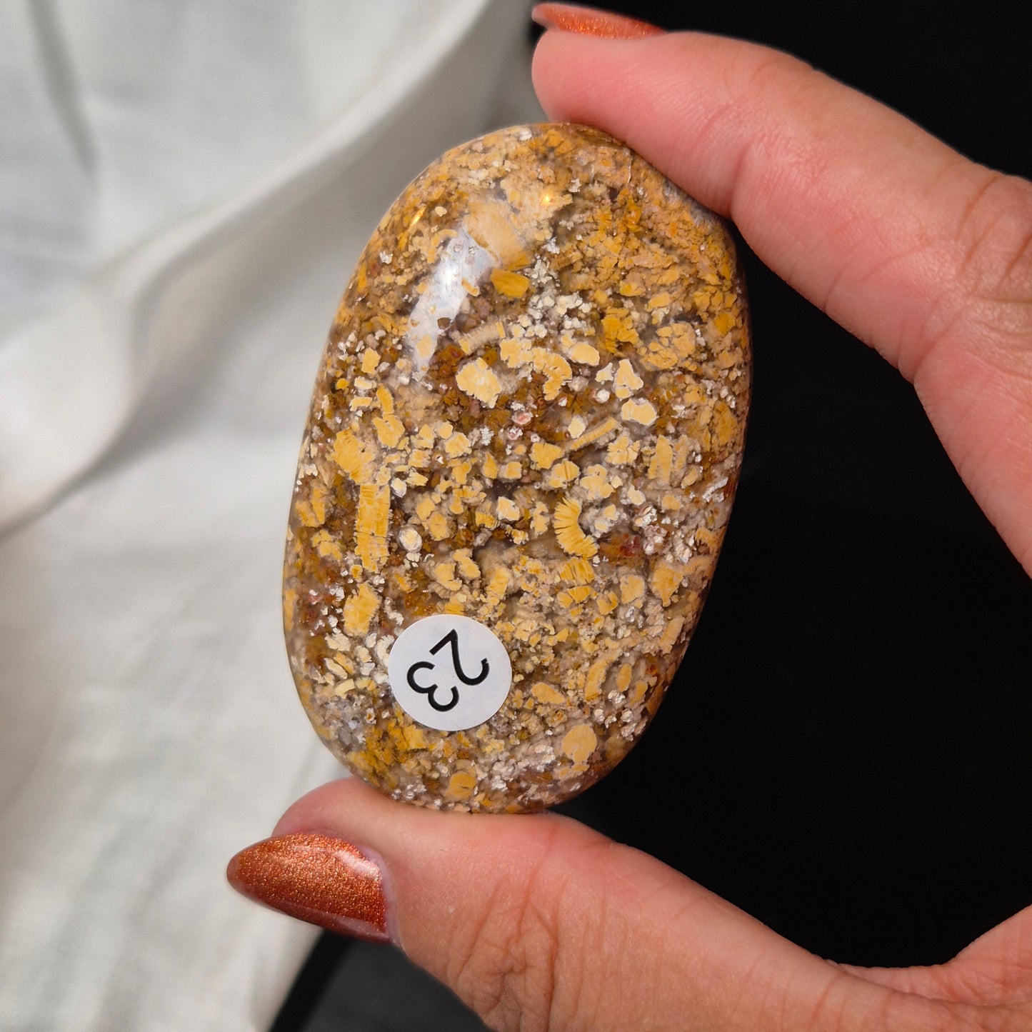 Boram agate palmstone 23 (Indonesia)