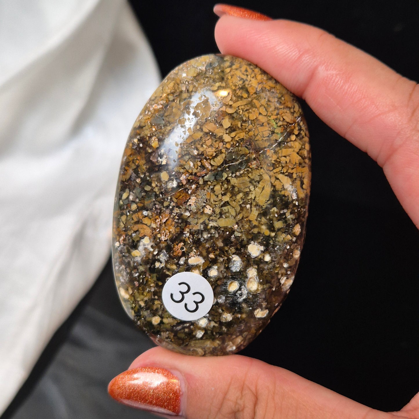 Boram agate palmstone 33 (Indonesia)