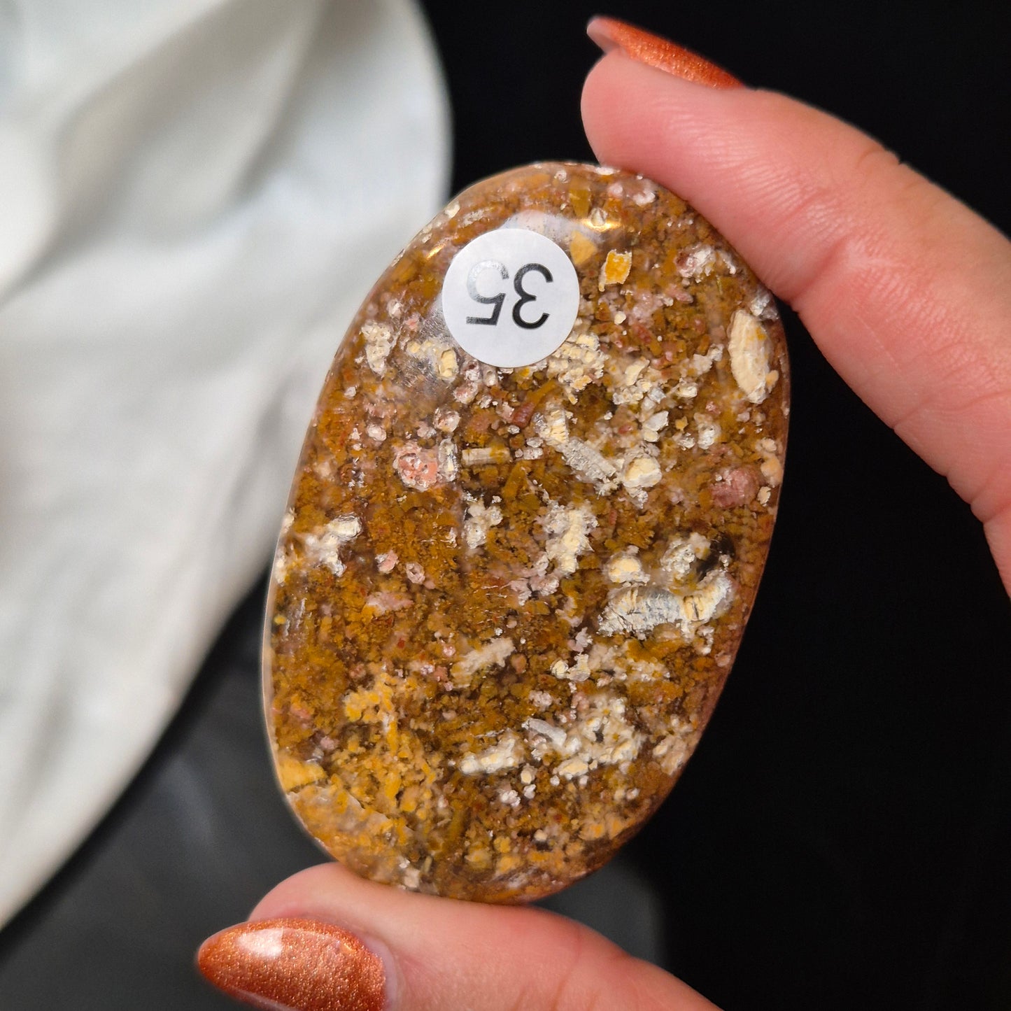 Boram agate palmstone 35 (Indonesia)