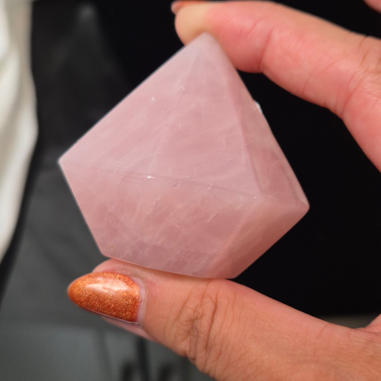 Rosequarts diamond 9