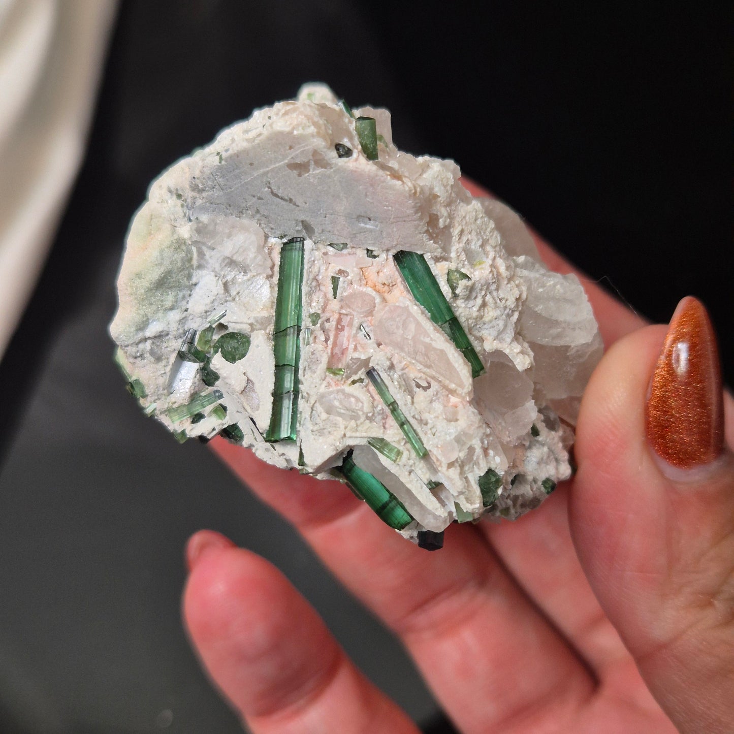 Tourmaline on matrix 3