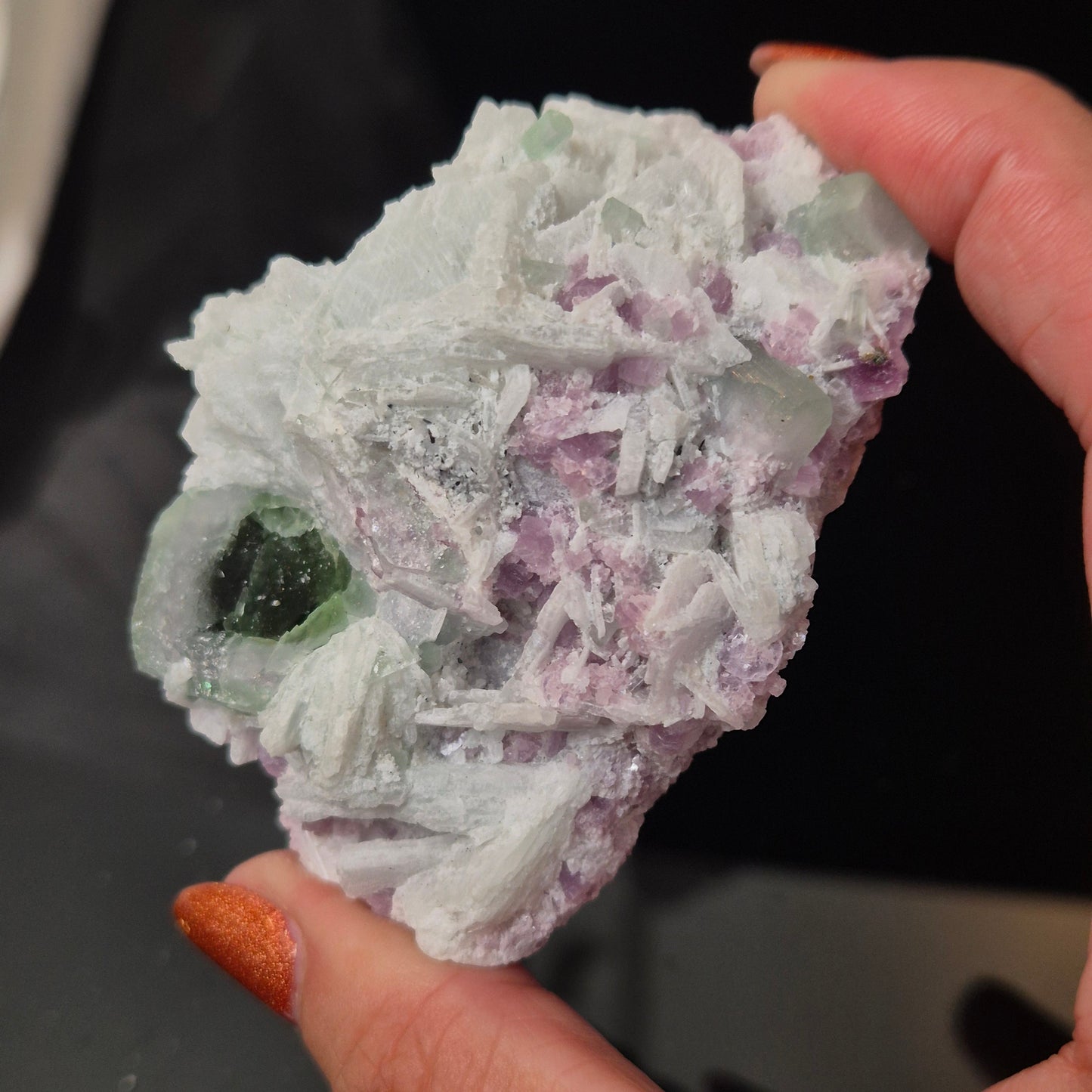 Tourmaline on matrix 4